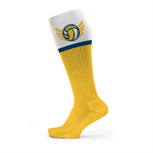 Custom Knee High Socks - Half and Half